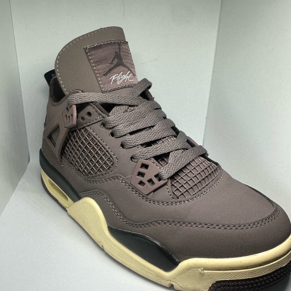 Jordan women's  Dark Brown and Cream Sneakers